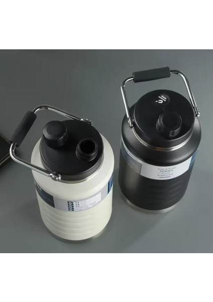 Siyah Ithal 1.5l Kova Yiyecek ve Içecek Termos