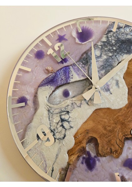 Özel Tasarım Zeytin Ağacı & Epoksi Duvar Saati fiyatları