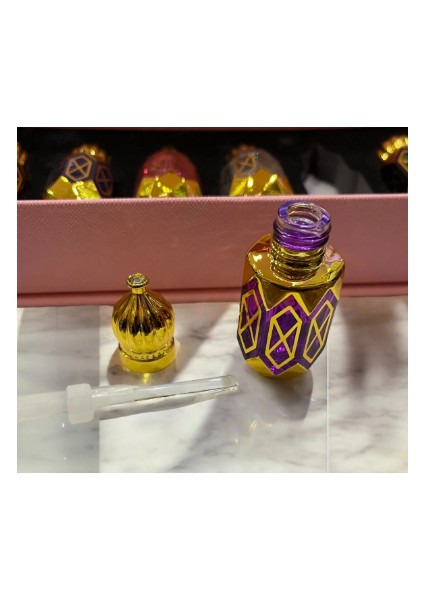 Özel Kutulu Premium Esans Koku Boş Şişe 6 Lı Set ,parfüm Koku Gold Renkli Premium fiyatları