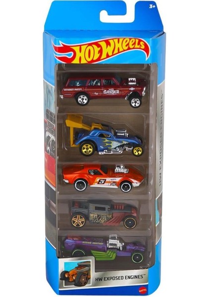 Nessiworld 1806 Hot Wheels Beşli Araba Seti
