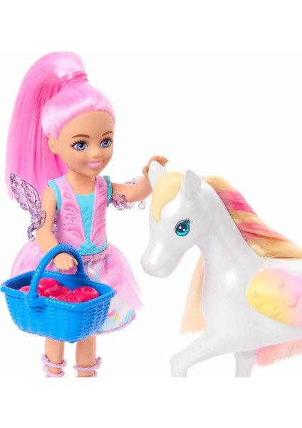 Nessiworld Barbie A Touch Of Magic Chelsea ve Pegasus Oyun Seti HNT67 indirimleri