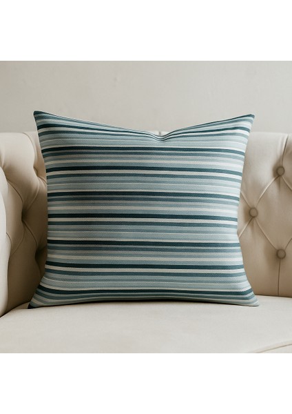 Pastel Yeşil Tonlarında Çizgili Kırlent Kılıfı – Şık ve Suya Dayanıklı, fiyatları