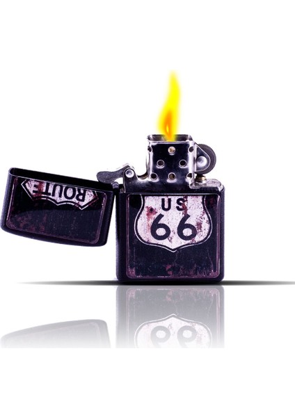 Route 66 Siyah Benzinli Çakmak fırsatları