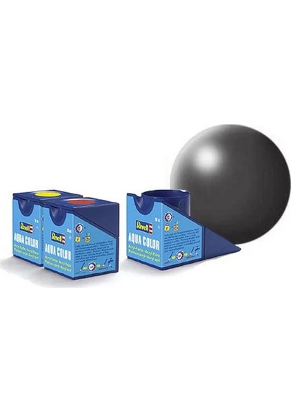 Nessiworld Aqua Color Dark Grey - Silk Boya- 18 ml