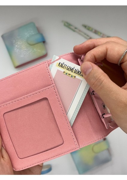 Mini Boy Sarı Yeşil Tonları Mıknatıslı Pu Deri Kapaklı Sürdürülebilir Ajanda/ Planner/ Binder Defter – 160 Sayfa (Çizgisiz, Değiştirilebilir Sayfa) modelleri