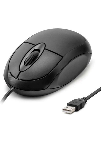 Kablolu Mouse 800 Dpı 110CM Siyah ND3252