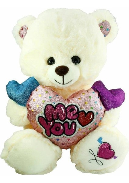 Nessiworld PJH2322 Peluş Kalpli Ayı 30 cm modelleri