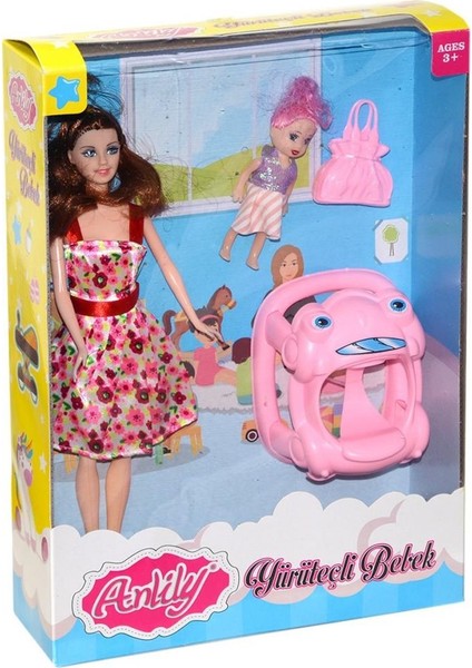 Nessiworld 02413 Oydaş, Anlily Yürüteçli Bebek / +3 Yaş