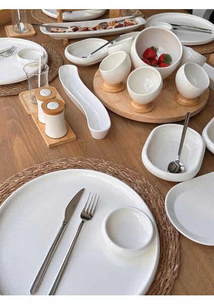 Kahvaltı Takımı Limpio Bambu 77 Parça 6 Kişilik fiyatları
