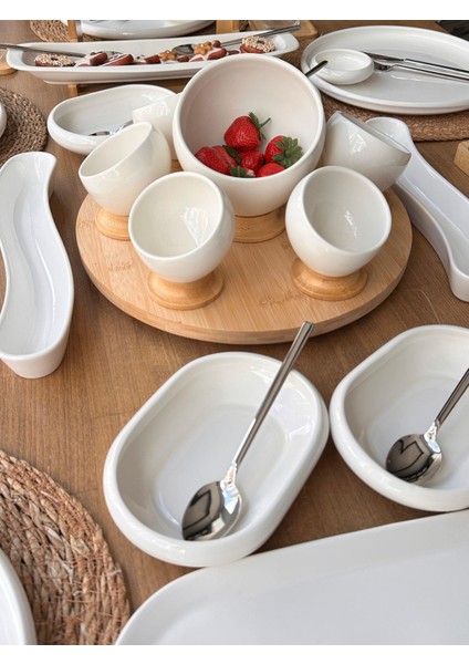 Kahvaltı Takımı Limpio Bambu 77 Parça 6 Kişilik fırsatları