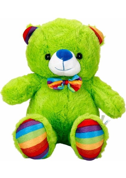 Nessiworld Oturan Kurdeleli Renkli Peluş Ayı 30 cm fiyatları