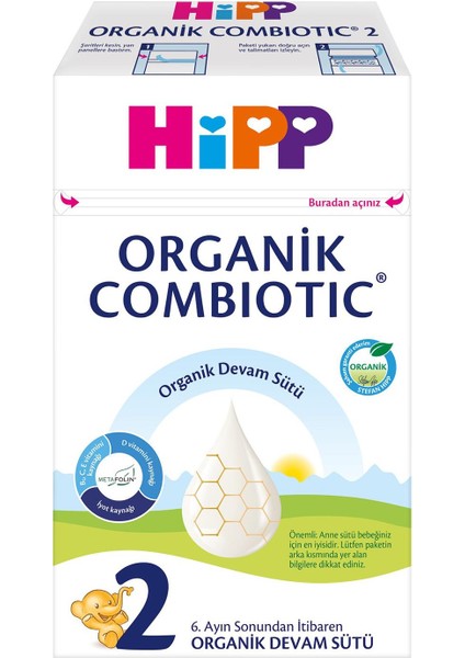 2 No Combiotic Devam Sütü 600 gr x 2 Adet + Ultra Sensitive Yenidoğan Islak Mendil Hediyeli fiyatları