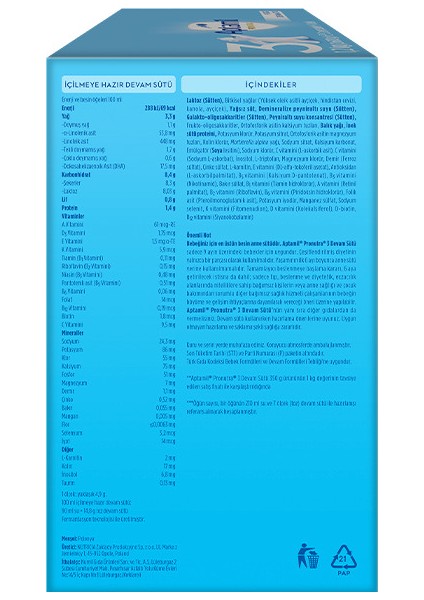 Nessiworld Aptamil Devam Sütü Maması No3 9-12 Ay 1200 gr modelleri