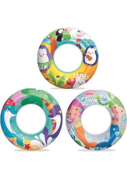 Nessiworld Bestway Desenli Deniz Simidi 51 cm 36113