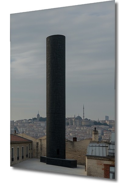 Istanbul Silüeti Minimalist Kule Yağlı Boya Görünümlü Dekoratif Ahşap Ev/işyeri/ofis Kare Tablo fiyatları