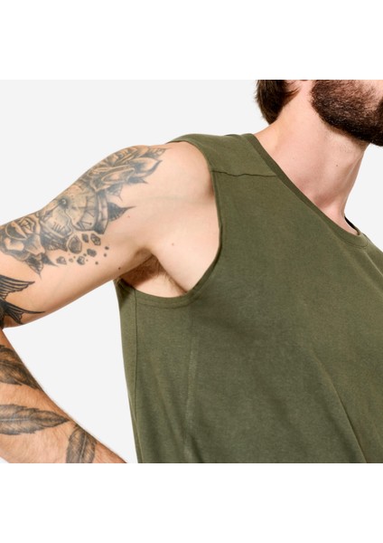 Domyos Erkek Sporcu Atleti - Yeşil/haki modelleri