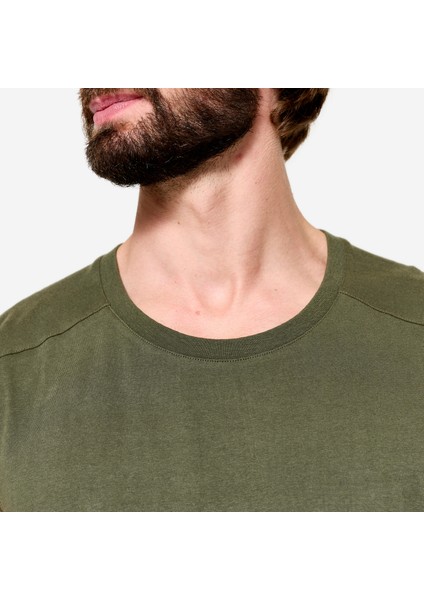 Domyos Erkek Sporcu Atleti - Yeşil/haki indirimleri