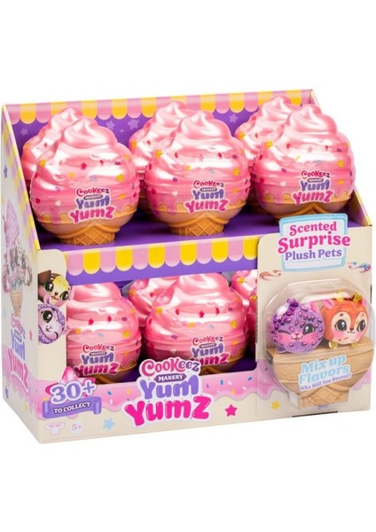 Nessiworld CKE05000 Cookeez Makery Yum Yumz Dondurma Ikili Paket Kokulu Peluş