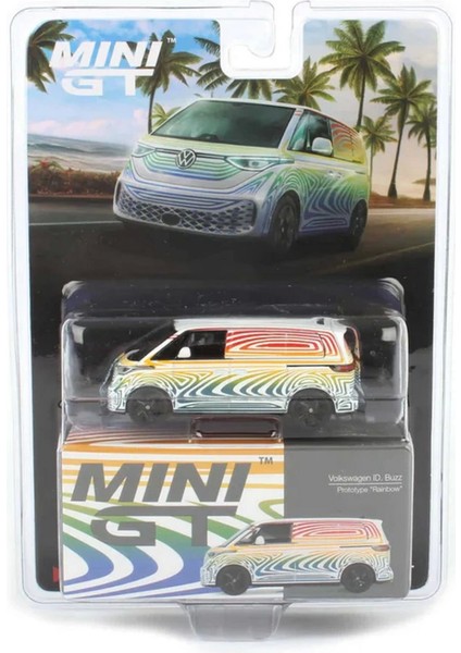 Nessiworld Mini Gt 1/64 Volkswagen Id. Buzz Prototype "rainbow" - Blister Paket fiyatları