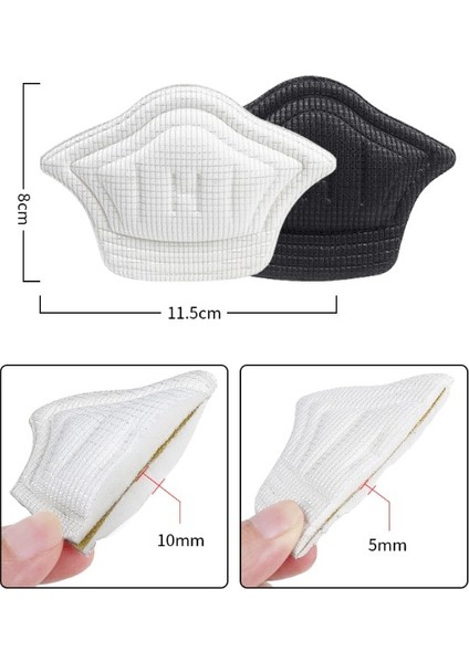 Nessiworld Taç Şekilli 10 mm Topuk Daraltma ve Vurma Önleyici fırsatları