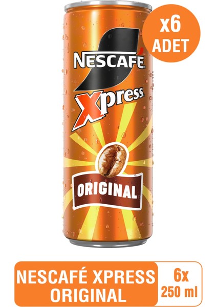 Xpress Soğuk Kahve Original 6X250 ml