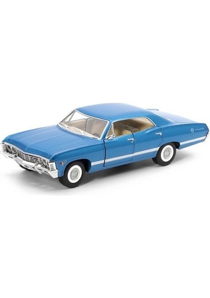 Nessiworld KT5418D Mavi-Siyah Çekbırak 1967 Chevrolet Impala