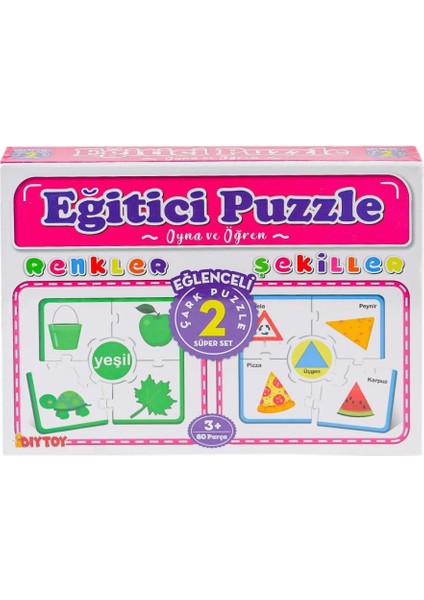 Nessiworld 7194 Çark Puzzle Renkler Şekiller -Dıytoy