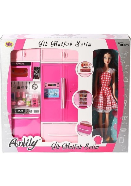 Nessiworld 02318 Anlily Bebekli Mutfak Dolabı Oyun Seti -Oydaş fiyatları