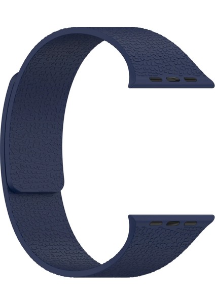 Apple Watch 11-10 42MM 9 8 7 41MM Se 6 5 4 40 2 3 38MM Uyumlu Manyetik Silikon Deri Dokulu Kordon fiyatları