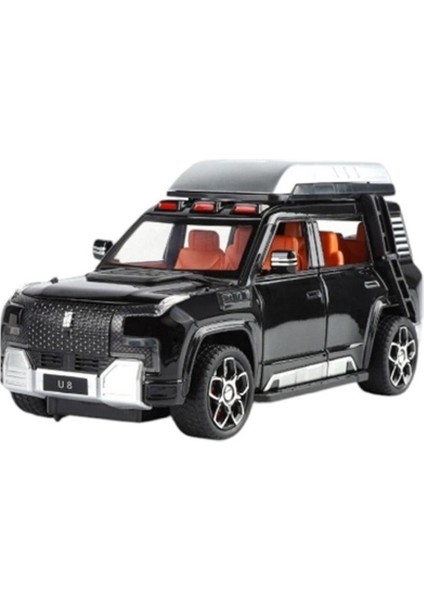 Nessiworld XHD-B2432 -Vardem Çek Bırak Işıklı ve Sesli Kapıları Açılan Lr Jeep 1:24