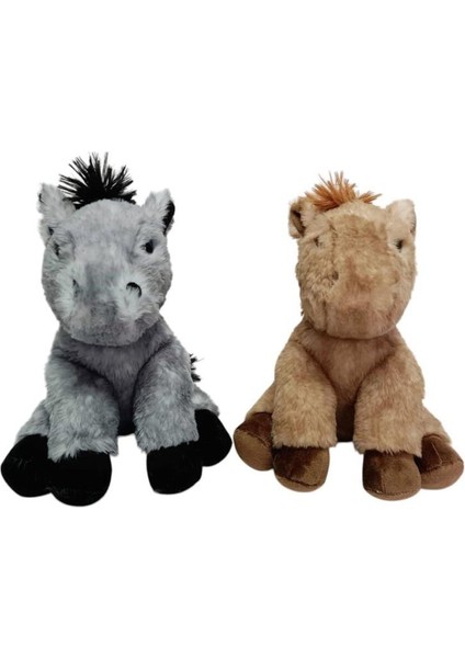 Nessiworld PB31558-23 Peluş Oturan At 23 cm