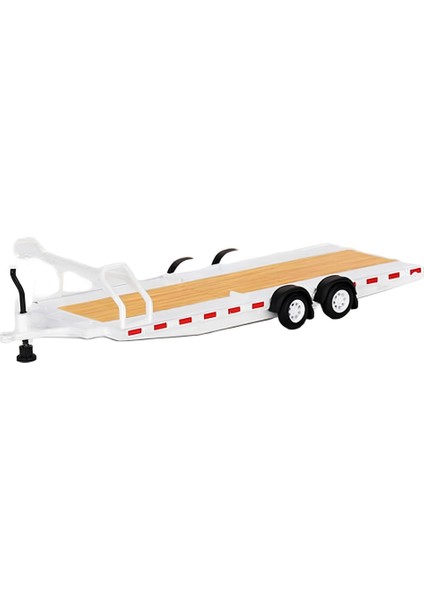 Nessiworld Mini Gt 1/64 Car Hauler Trailer White MGTAC21 modelleri