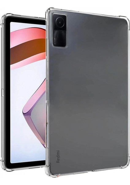 Xiaomi Redmi Pad Se Kılıf Anti Şeffaf Tablet Silikon - Şeffaf