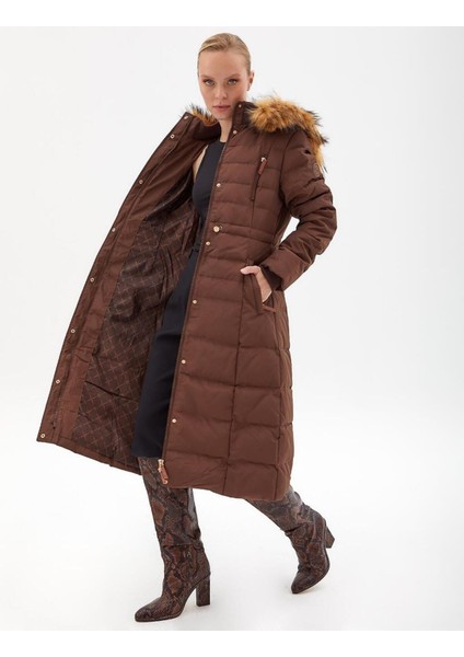 KA-A23-27001 Kayra Kaz Tüyü Mont fiyatları