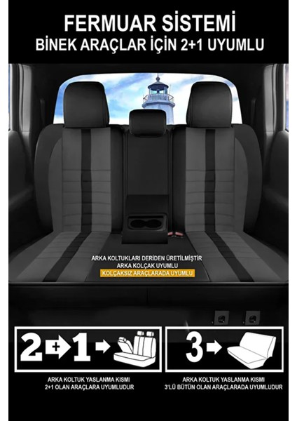Mini Countryman (R60) Cooper S 1.6 (184 Hp) All4 2014 Uyumlu Velür Serisi Serisi Füme Oto Kılıfı Tam Set fiyatları