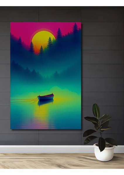 Çerçeve Görünümlü Antik Dekoratif Ahşap Kapı Yağlı Boya Görünümlü Ev/işyeri/ofis Kare Tablo