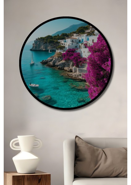 Hızlı Koşan At Soyut Sanat Yağlı Boya Görünümlü Dekoratif Ahşap Dekoratif Ev/işyeri/ofis Kare Tablo