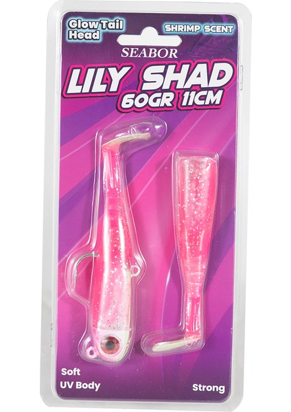 Seabor Lıly Shad 60GR 2+1 Silikon Yem fiyatları