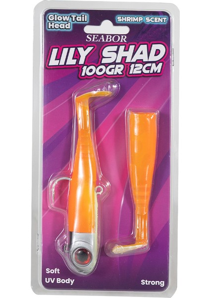 Seabor Lıly Shad 100GR 2+1 Silikon Yem fiyatları