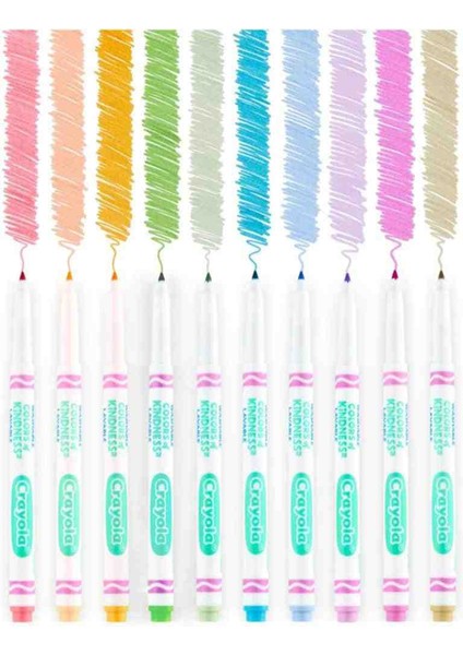 Colors Of Kidness Fine Line-10 Washable Markers-Amerikan-Nontoxic-20 Yıkanabilir Boya Kalemi modelleri