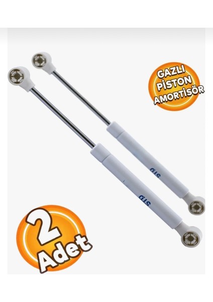 Dolap Amartisörü Gazlı Piston Kapak Hidroliği Frenli 80 Nt (1 Çift)