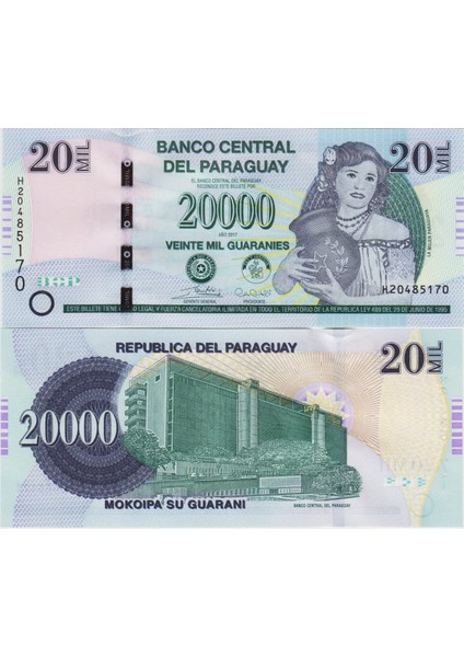 Paraguay 20.000 Guarani