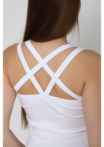 Çapraz Askılı Fitilli Atlet