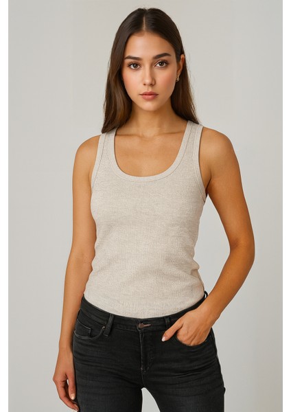 Geniş Askılı Fitilli Atlet