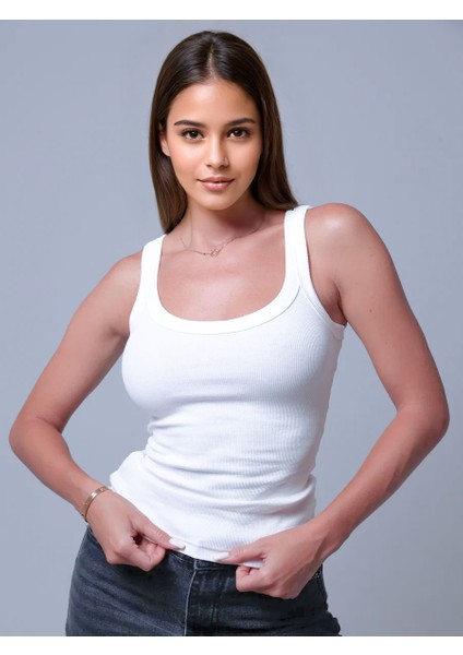 Geniş Askılı Fitilli Atlet fiyatları