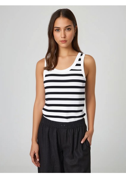 Geniş Askılı Fitilli Atlet