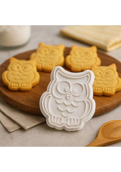 Baykuş Şeklinde Kurabiye Kalıbı – Sevimli Desenli, Dayanıklı ve Kullanışlı | 7,7 x 9,5 x 1,2 cm fırsatları