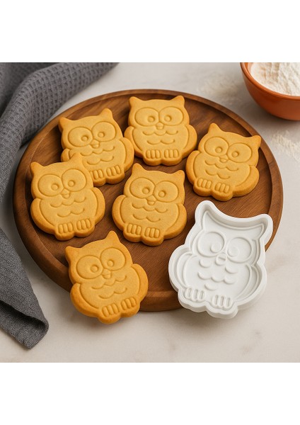 Baykuş Şeklinde Kurabiye Kalıbı – Sevimli Desenli, Dayanıklı ve Kullanışlı | 7,7 x 9,5 x 1,2 cm indirimleri