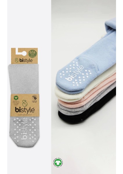 Bistyle Kaymaz Basic Külotlu Çorap 50501 Gri