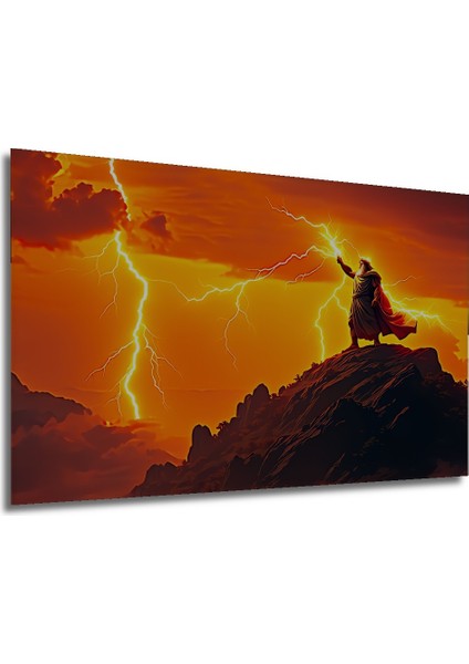 Çerçeve Görünümlü Orta Çağ Yağlı Boya Görünümlü Savaş Atları Işyeri/ofis Dekoratif Ahşap Kare Tablo modelleri